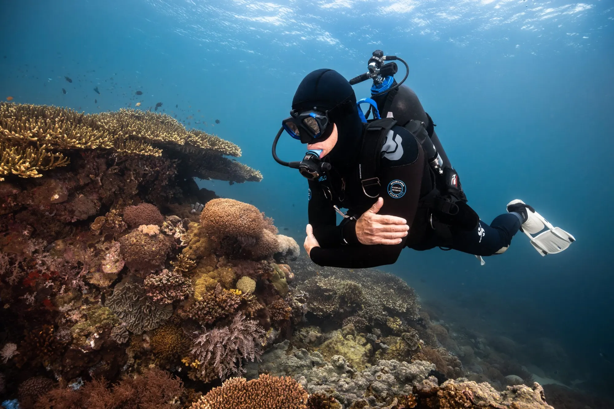 Avelo diving system at the Foka center on Pag