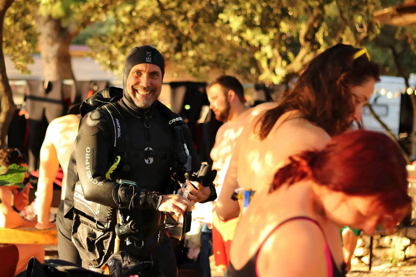 The Foka Diving Center team on the island of Pag
